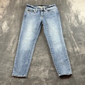 Judy Blue Skinny Fit Distressed Medium Wash Denim Jeans JB82254LT Size 3/26
